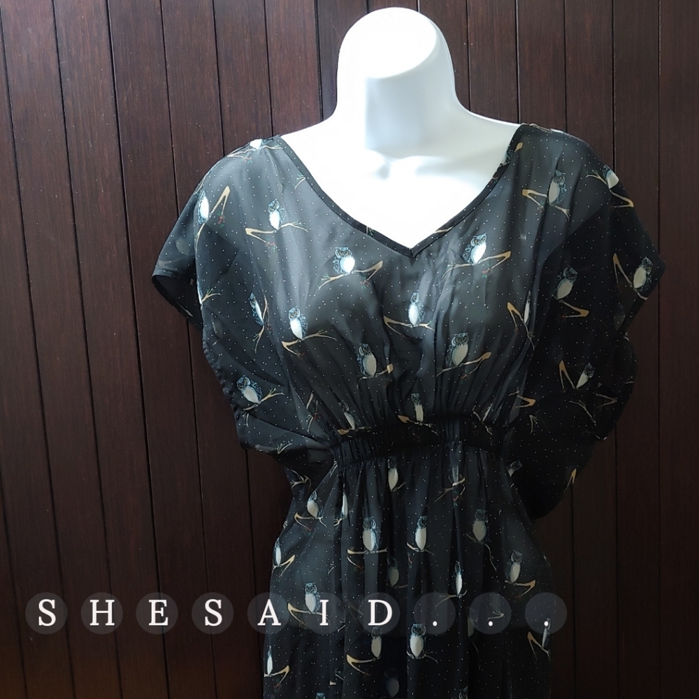 shesaid..., XS, Owl Blouse